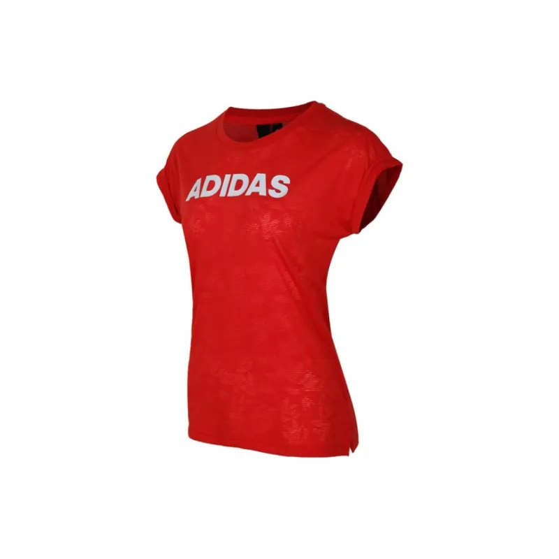 Adidas T Shirts Women's Red-2