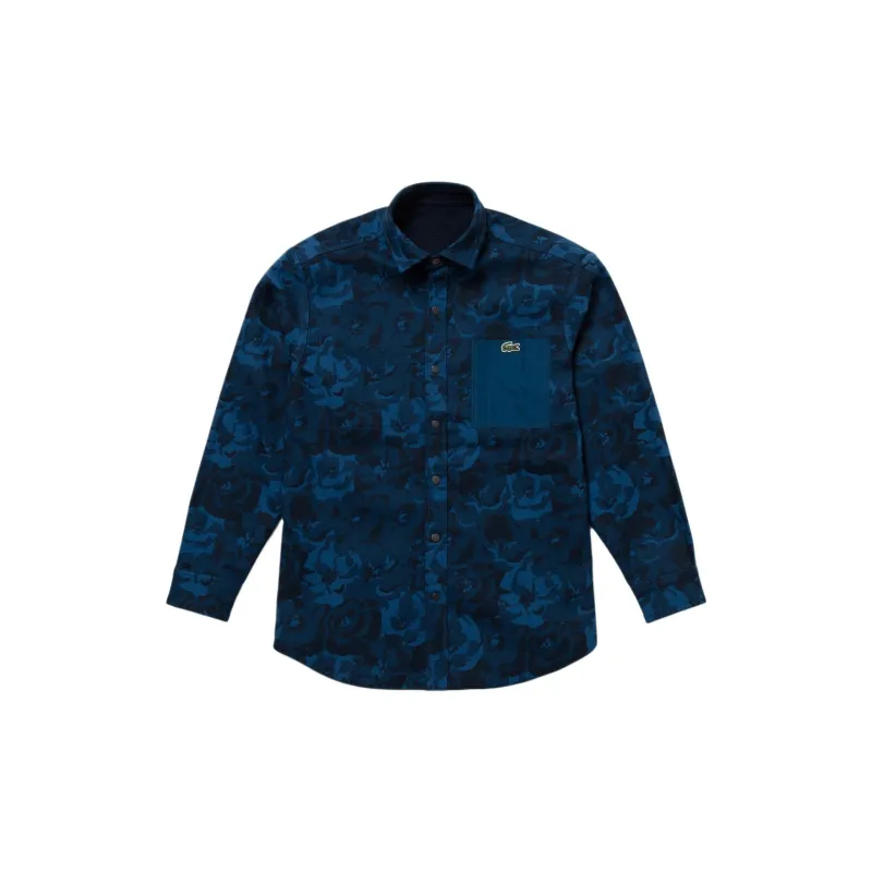 LACOSTE Shirts Men Blue-2