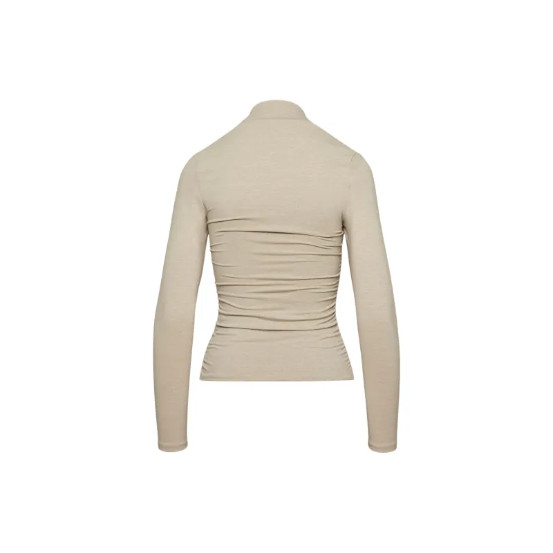 ARITZIA T-Shirt Women's Heather Oat Beige/Stonecrop Oatmeal Beige-1