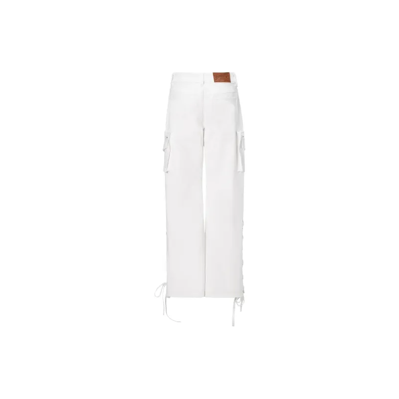 JYOSEI Cargo Pants Women's White-1