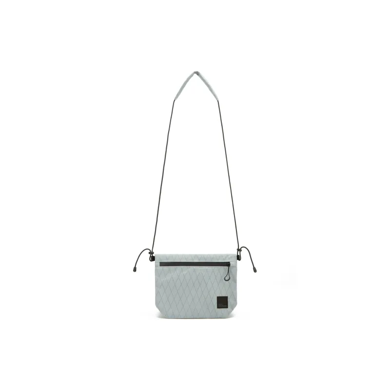 Jack Wolfskin Polyester Crossbody Bag, Shoulder Bag Regular Unisex Pure Black/Downpour Gray-3