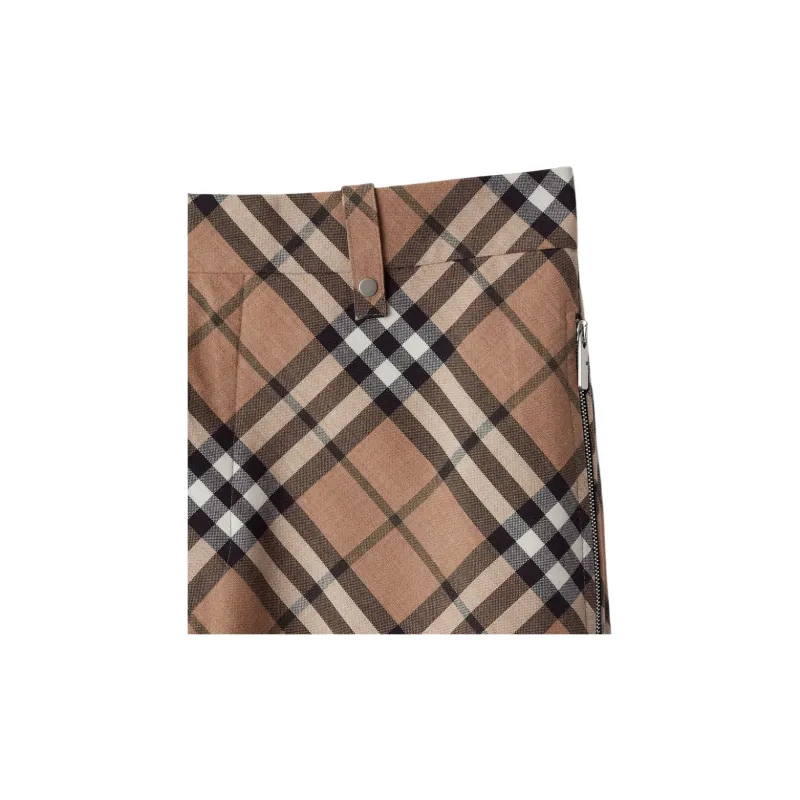 Burberry Checked Tailored Straight Leg Trousers-2