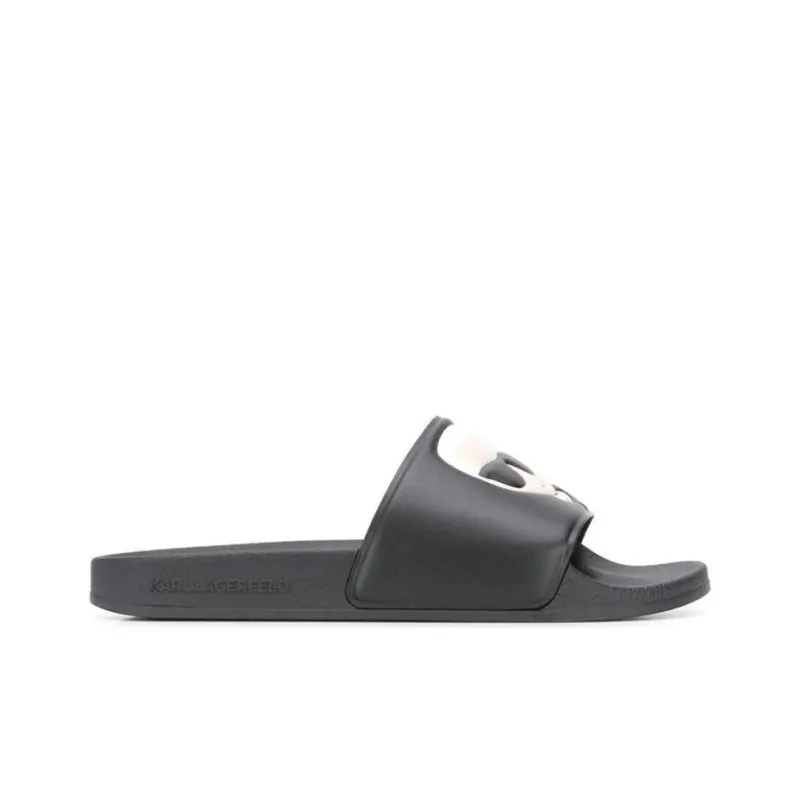 KARL LAGERFELD / Karl Lagerfeld Jeans Kondo Ikonic Slip-On Slides Women's-1