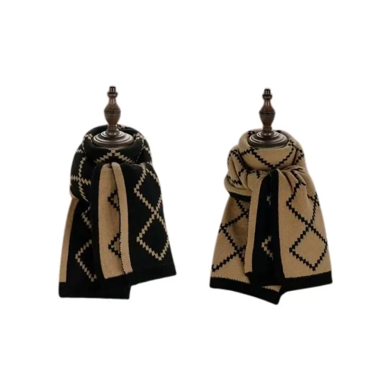 Eight Small Million Acrylic Knit Scarves Women's-5