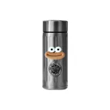 Cloud Platinum Gray+Coffee Big Mouth Sticker
