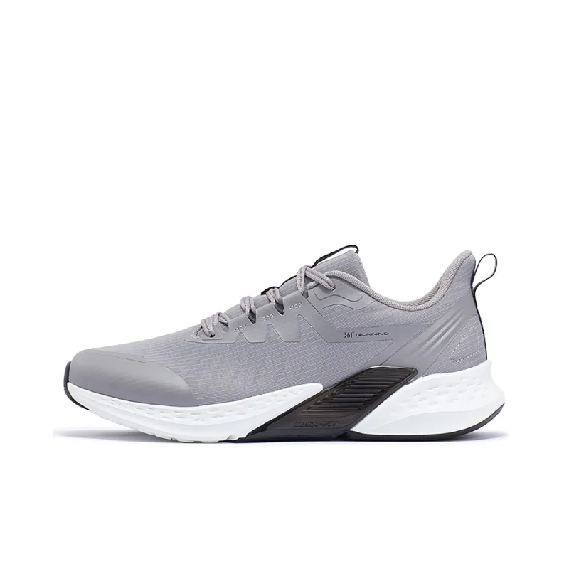 361° Volcano Rainproof Series Slip Resistant Water Resistant Warm Low Top Casual Running Shoes Men's Zinc Iron Gray-0