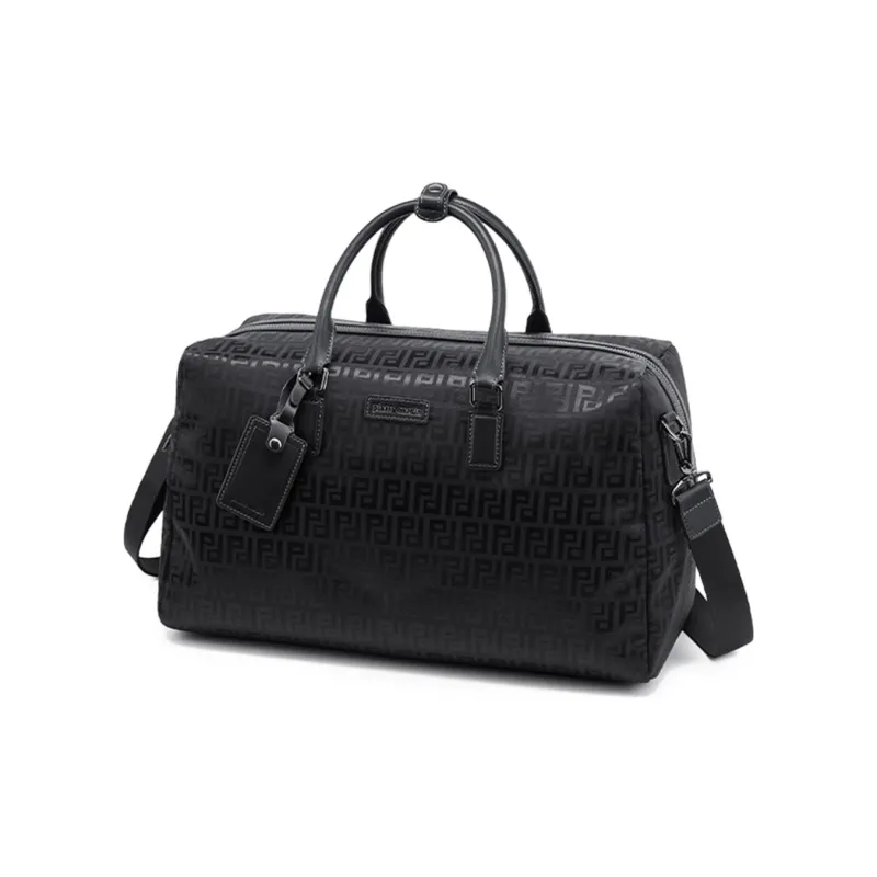 PIERRE CARDIN Fabric Business Luggage Bag Travel Bag Regular Men's Black-1