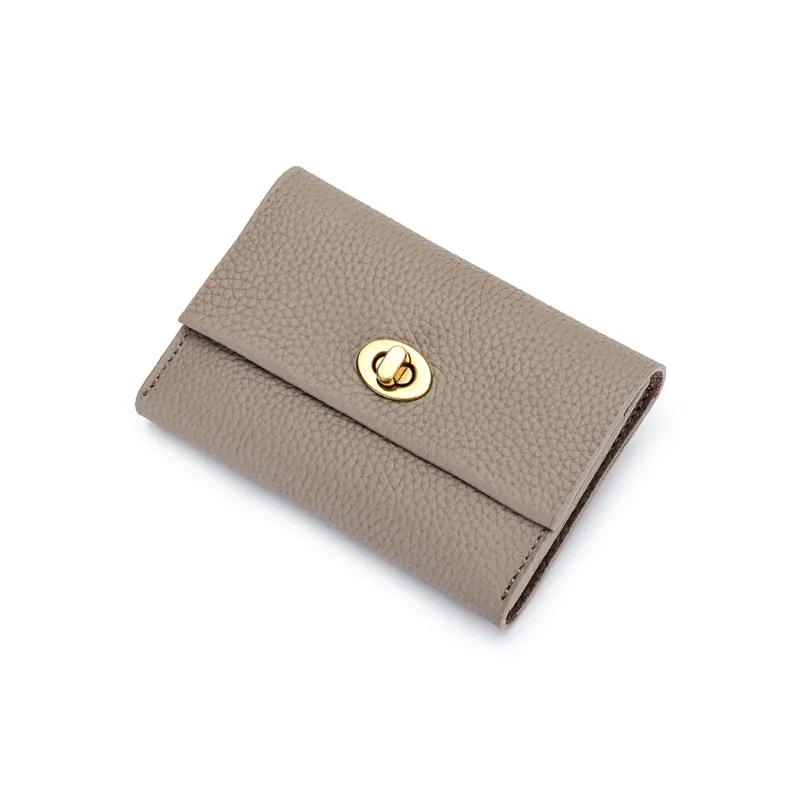 VIHUS Top Grain Cow Leather Coin Purses Card Holders Women's Multicolor-4