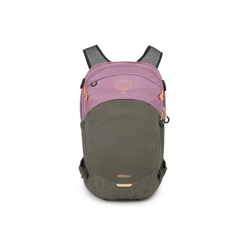 OSPREY Recycled Nylon Backpack Regular Unisex Light Gray & Pink-1