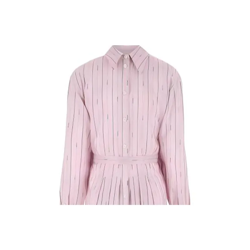 PRADA FW22 Long Sleeved Dress Women's Pink-2