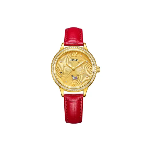 HIPINE 메커니컬 무브먼트 여성 중국 시계 33MM 골든