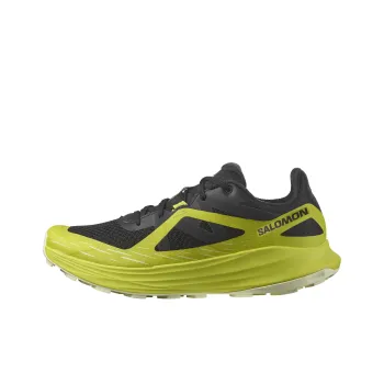 SALOMON ULTRA FLOW Anti-Slip Wear-Resistant Low-Top Trail Running Running Shoes Men's Black Green