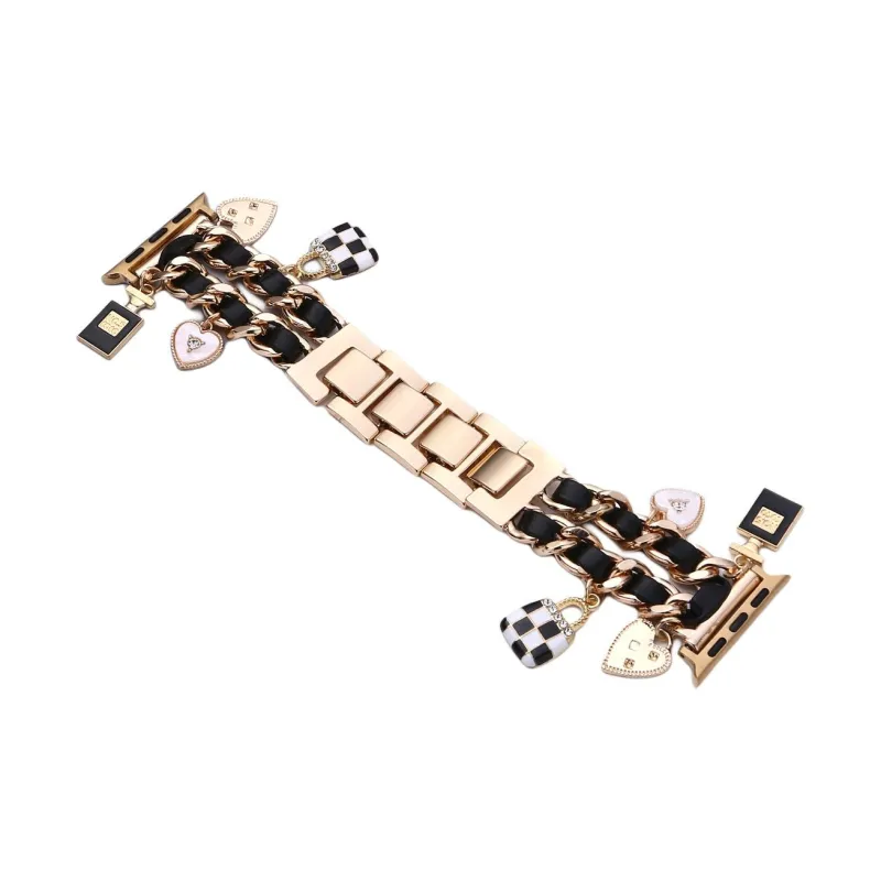 Bevichi Watch Band Apple Compatibility Aluminum Alloy Material-1