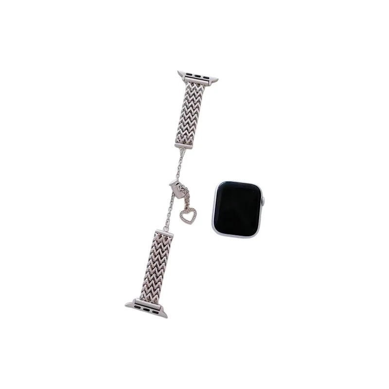 Bevichi Watch Band Apple Compatibility Metal-4