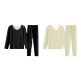 Women's 2 Set (Black+Yellow)