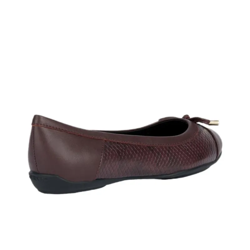 GEOX Charlene Casual Single Shoes Women's Red-2