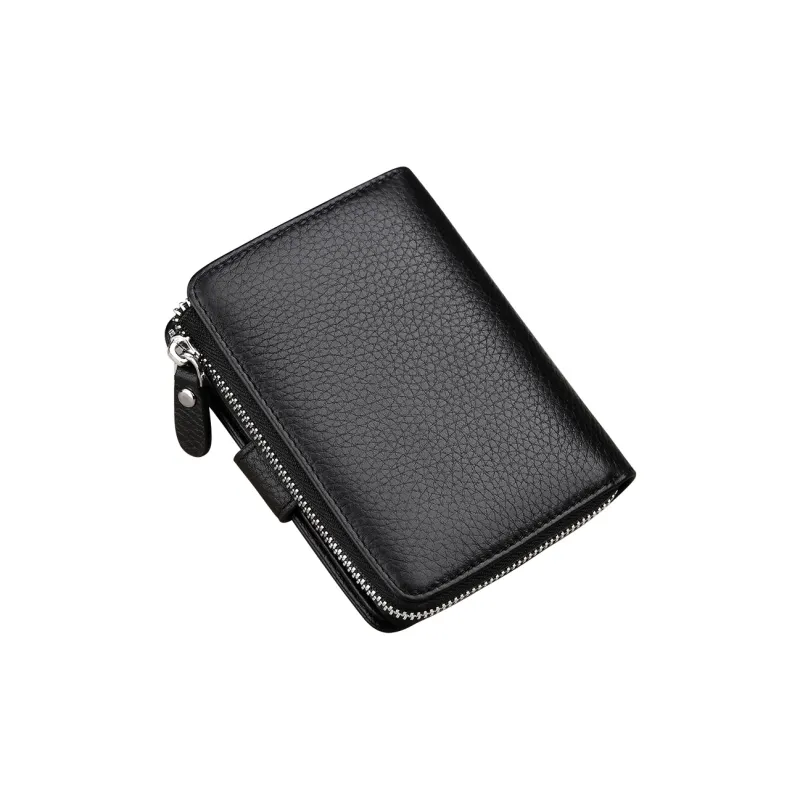 WilliamPOLO Cow Leather Coin Purse Men's Multicolor-4