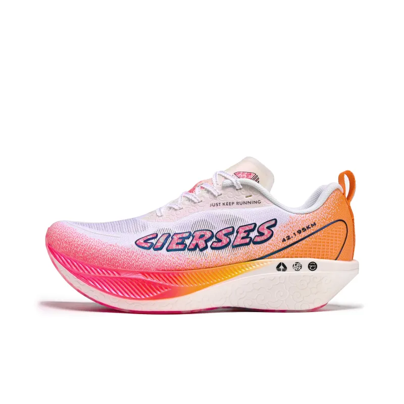 CIERSES Enlightenment 1.0 Low Top Running Shoes Unisex Fluorescent Melon Orange-1