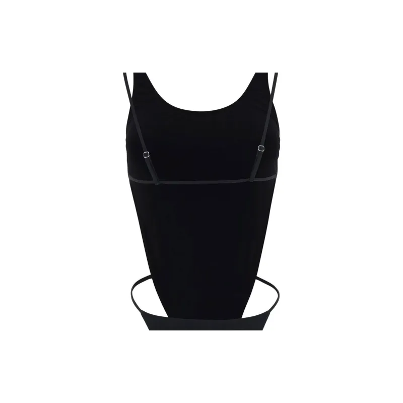 SAINT LAURENT Drawstring Backless Swimsuit-2