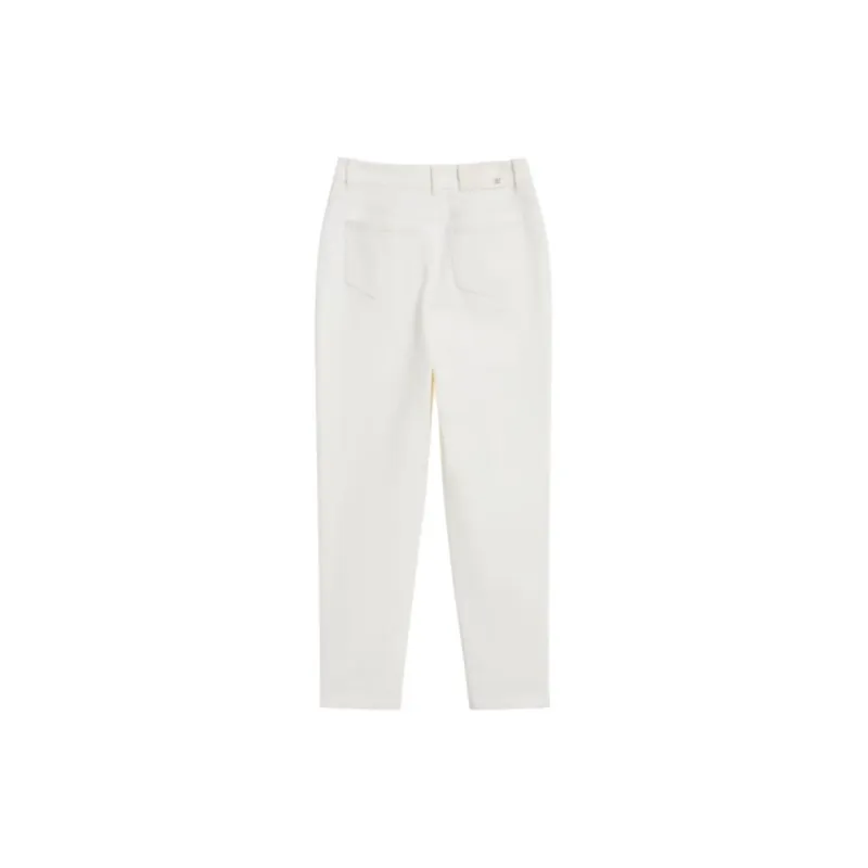 Yiner Jeans Women's Cream White-1