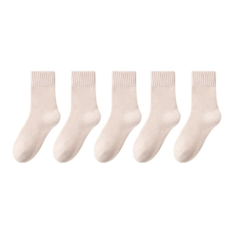Caramella Mid Calf Socks Women's Combo Set-4