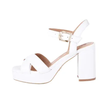 Kurt Geiger London Serafina Strap Sandals 9cm Women's White
