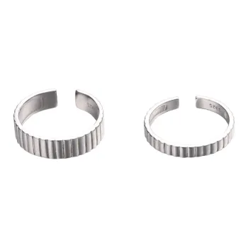 EAR PARTNER S925 Silver Rings Unisex