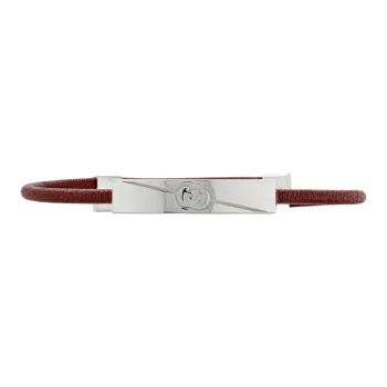 GUCCI Leather Bracelets Men's Red