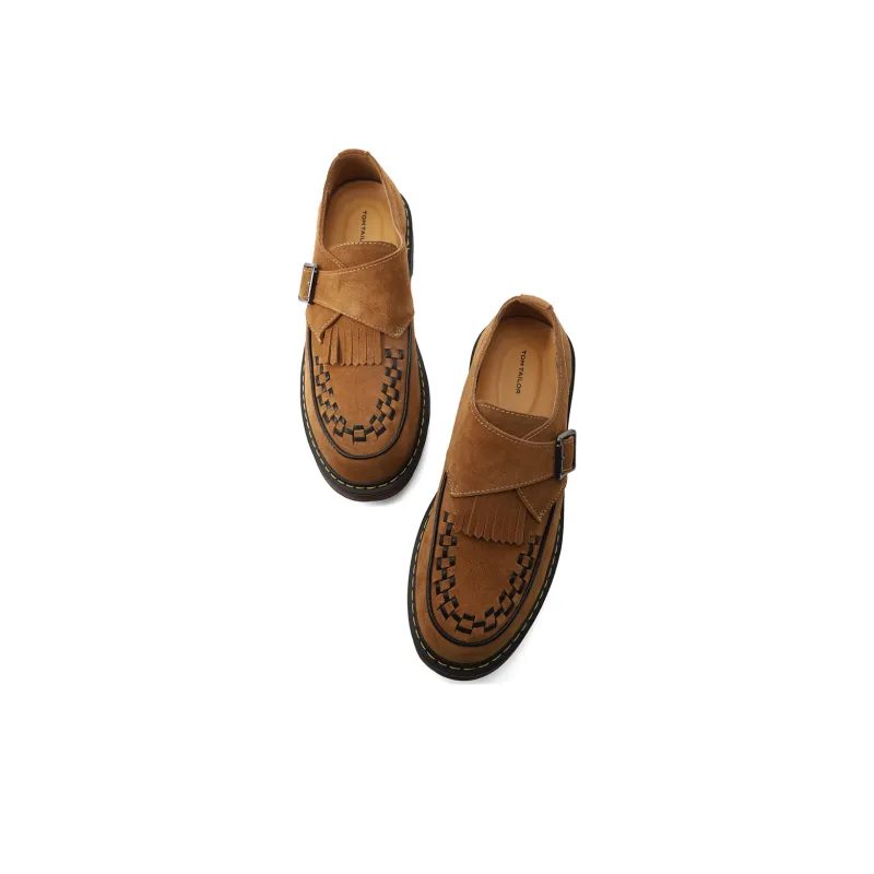 TOM TAILOR Gray Tone Gentleman Buckle Shoes Loafers Men's-15