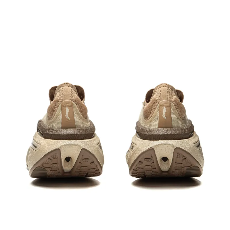 LiNing Shadow 3.0 Cushioned Wear-Resistant Breathable Rebound Low-Top Running Shoes Unisex Beige Brown-4