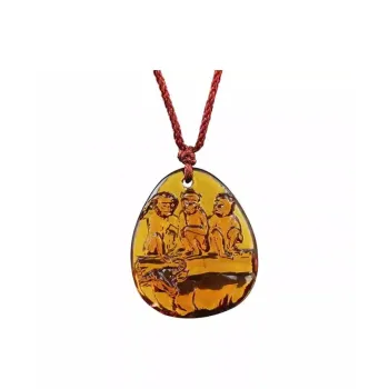 Sweet Kisses Colored Glaze Necklaces Unisex
