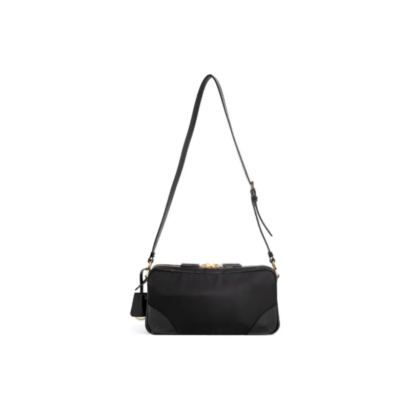 PRADA Nylon Shoulder Bag Mini Women's Black-2