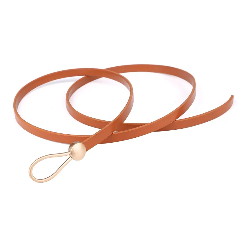 CATELLES Top Grain Cow Leather Leather Belts Women's 1.1cm-21