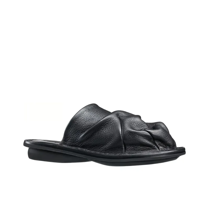 Trippen Wrap-toe Slippers Women's Black-1