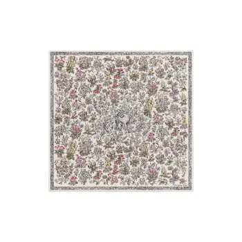 DIOR Silk Silk Scarves Women's White