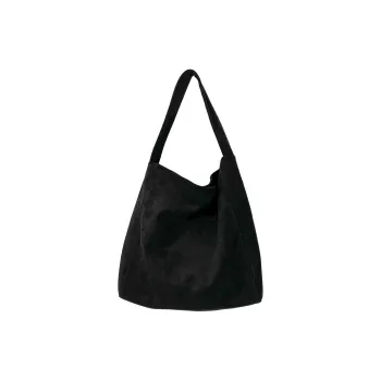 NOMK Woolen Shoulder Bag Handbag Women's _Nsec Black/Coffee/Brown