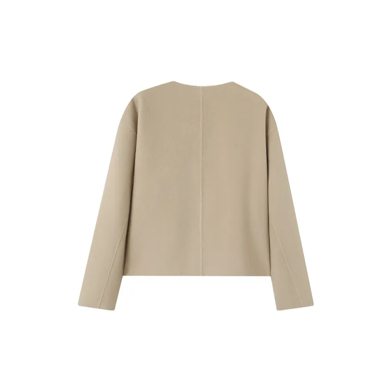 THE SEA LIFE Cropped Coat Women's Jade-1
