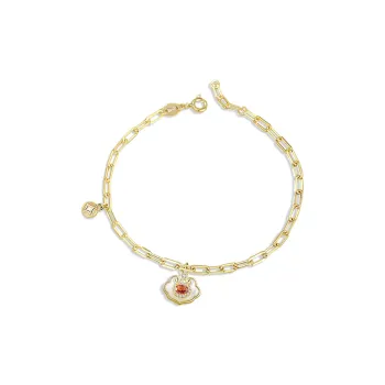 Suddenly Lucky S925 Silver White Mother Of Pearl Bracelets Women's