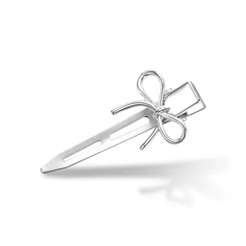 HANYUDIE Iron Hair Clips Women's Silver