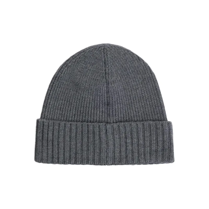 HUGO BOSS Logo Patch Knitted Beanie-1
