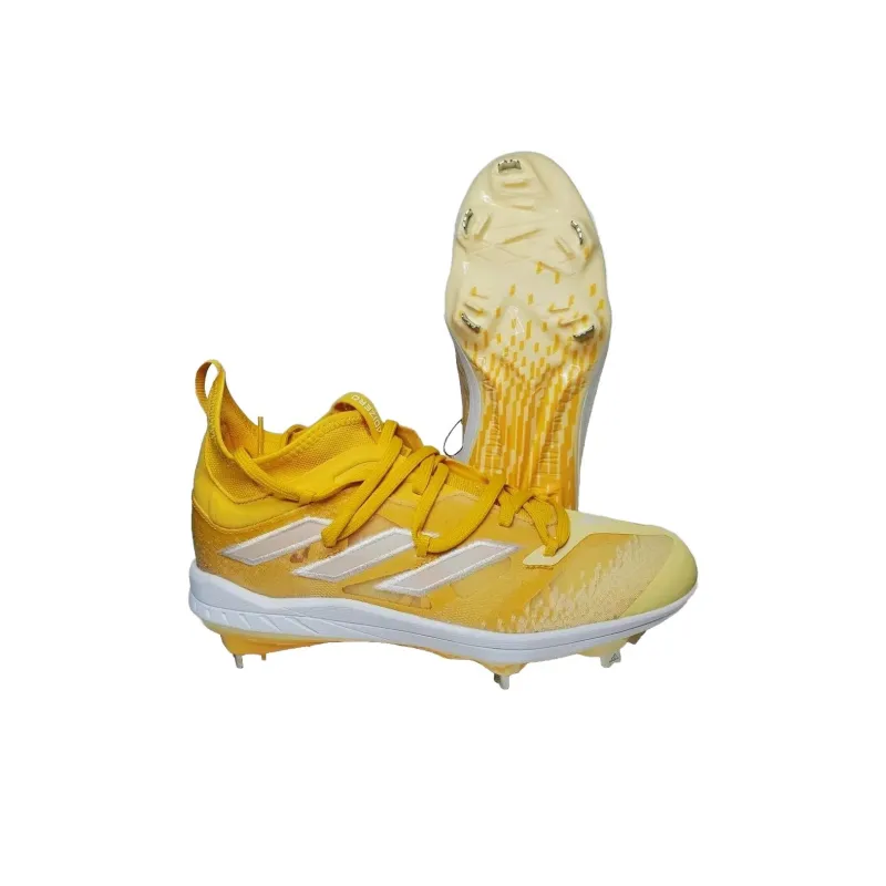 Adidas Afterburner Shock Absorbers With Slip Resistant Features Mid Top Training Shoes Men's Yellow-2