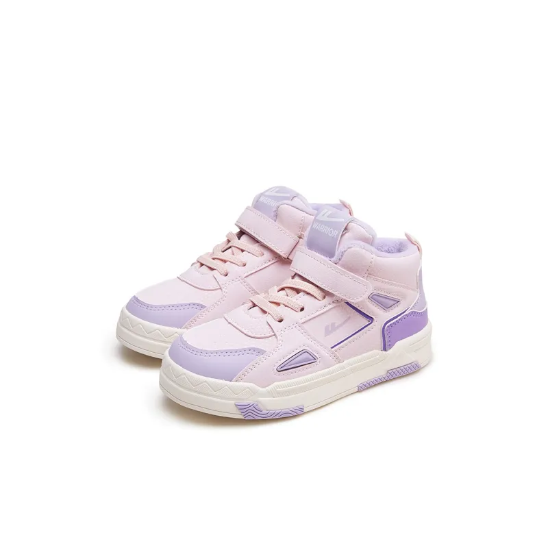 Warrior Slip Resistant, Abrasion Resistant, Thermal High Top Kids' Skateboarding Shoes Pink Purple Kids'-2