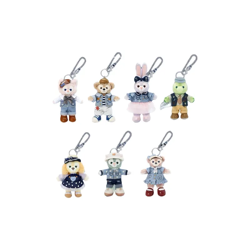 Disney Shippo 2024 Duffy Western Style Paradise Dolls Plush Pendant 14cm Height-0