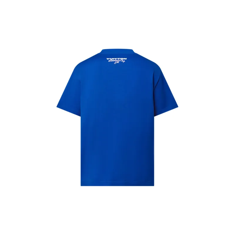 LOUIS VUITTON Short Sleeved Embroidered Cotton T Shirt-1