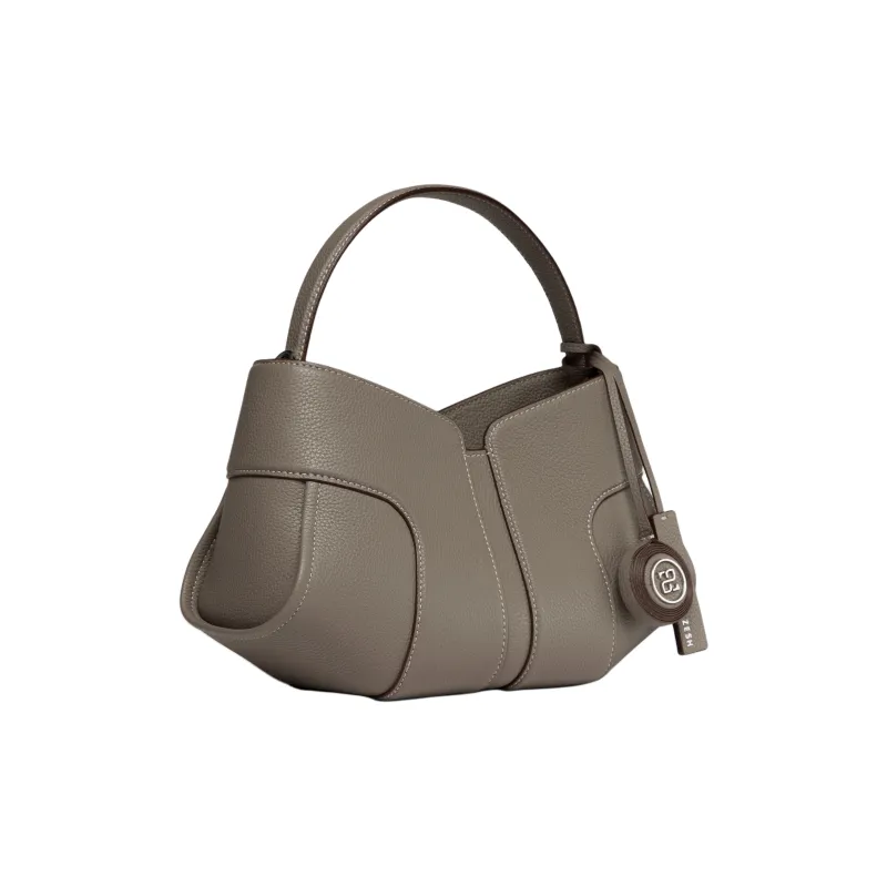 ZESH Cow Leather Hobo Bag, Handbag, Crossbody Bag, Shoulder Bag Medium Size Women's Multicolor-7