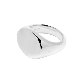 TOM WOOD Ivy Sterling Silver Signet Ring