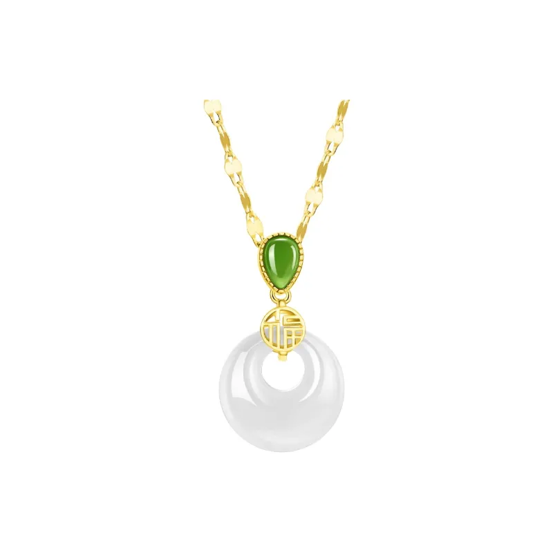 MAMADESHOUHU Chalcedony Necklaces Women's-6