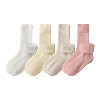 Temooues Mid Calf Socks Women's Combo Set