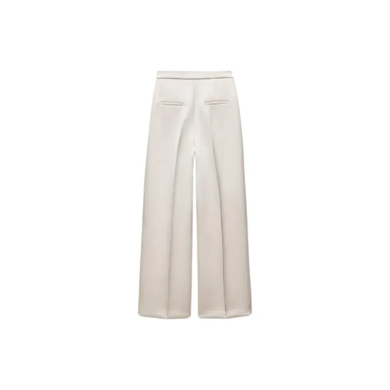 ZARA Halloween Limited Edition Series Casual Pants Women's White-1