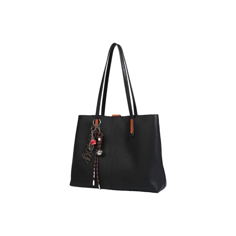 OCTSUI Synthetic Leather One Shoulder Handbags Women's Brown/Caramel/Black-7